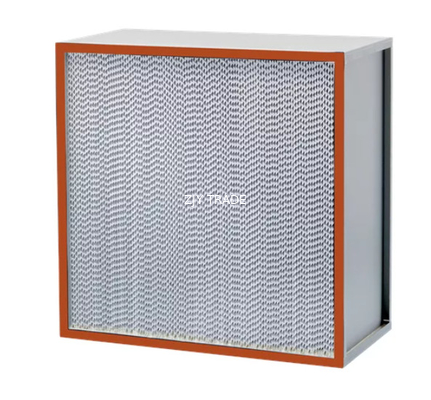 Glassfiber High-Temperature Compact HEPA Air Filter H13 Stainless Steel 304#