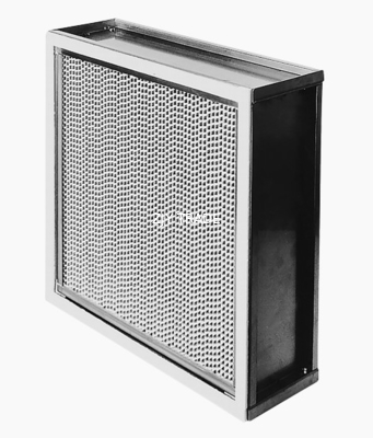 H13 Glassfiber High Temperature HEPA Filter Reinforced Stainless Steel Frame