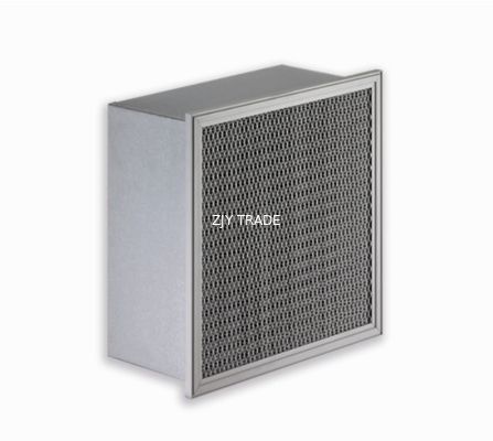 Heat Resistant Fiberglass Filter Galvanized Steel Frame For Drying Oven Paint Booth