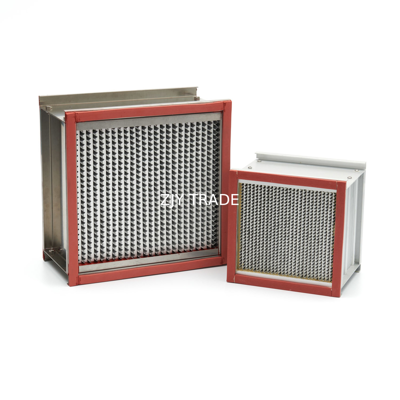 M6/M8 Deep Pleated HEPA Filter , Fiberglass HEPA Filter Mini Pleat